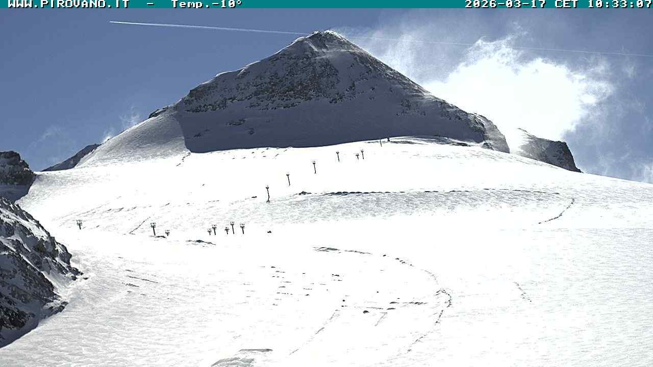 Archiv Foto Webcam Gletschersicht am Stilfser Joch