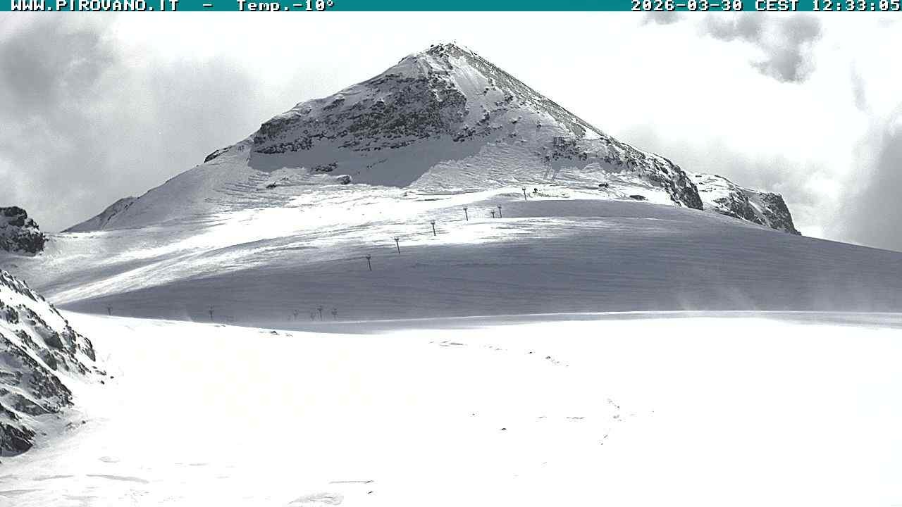 Archiv Foto Webcam Gletschersicht am Stilfser Joch