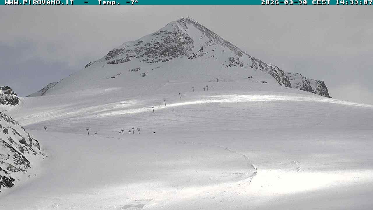 Archiv Foto Webcam Gletschersicht am Stilfser Joch
