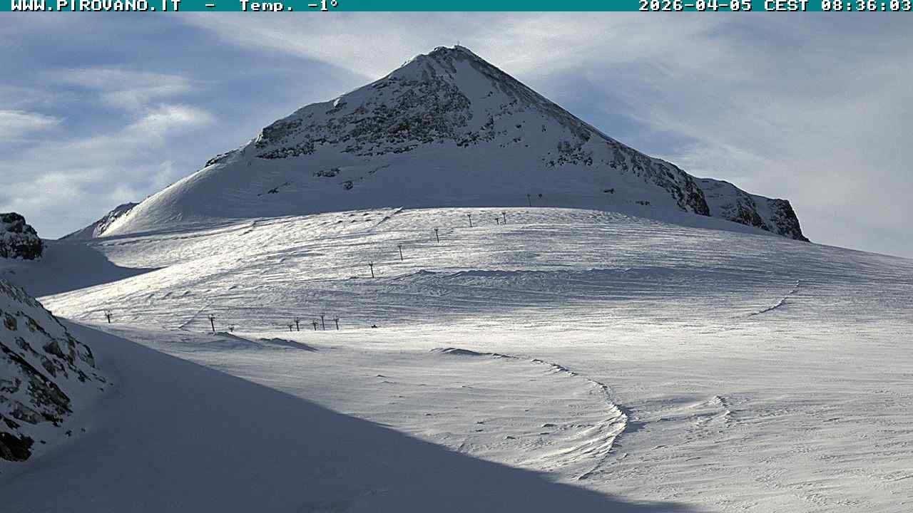 Archiv Foto Webcam Gletschersicht am Stilfser Joch