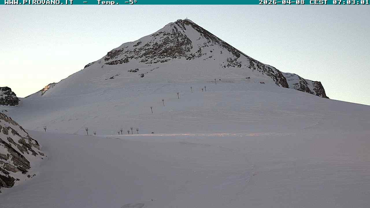 Archiv Foto Webcam Gletschersicht am Stilfser Joch