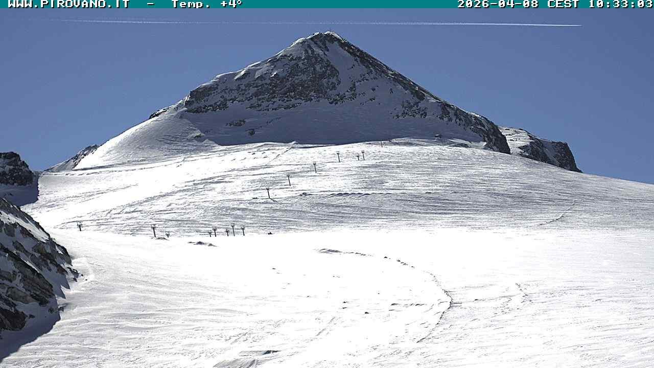 Archiv Foto Webcam Gletschersicht am Stilfser Joch