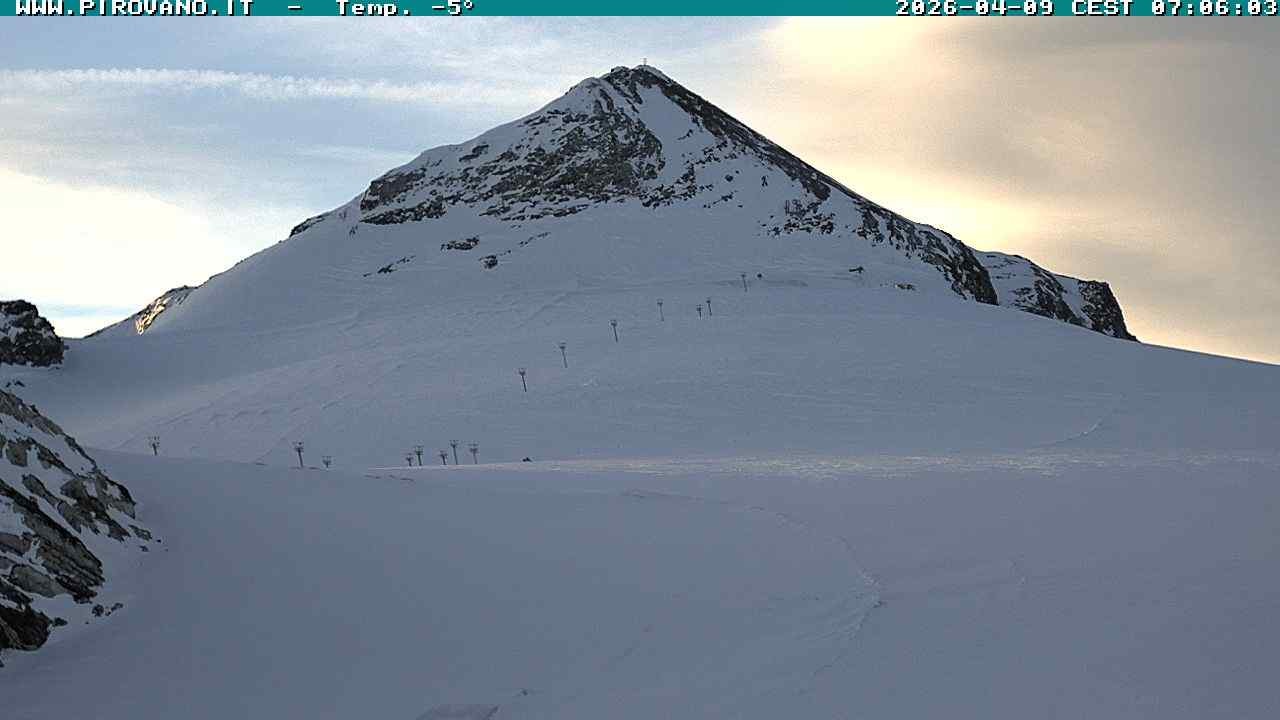 Archiv Foto Webcam Gletschersicht am Stilfser Joch