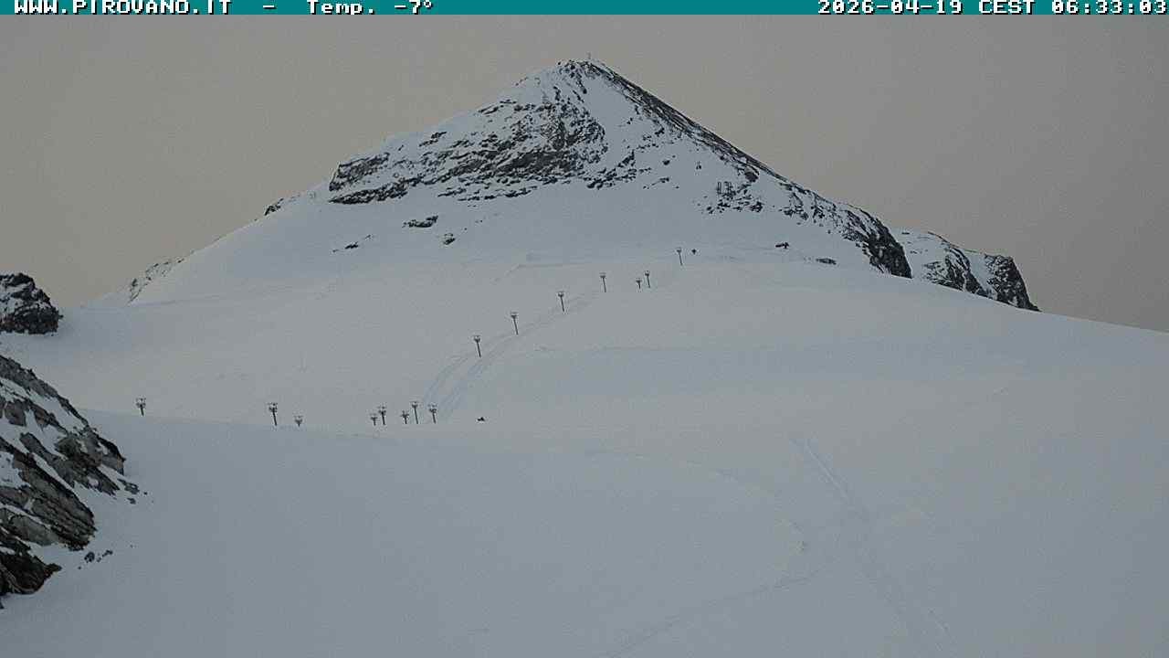 Archiv Foto Webcam Gletschersicht am Stilfser Joch