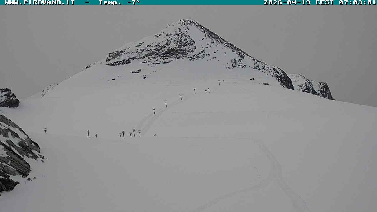 Archiv Foto Webcam Gletschersicht am Stilfser Joch