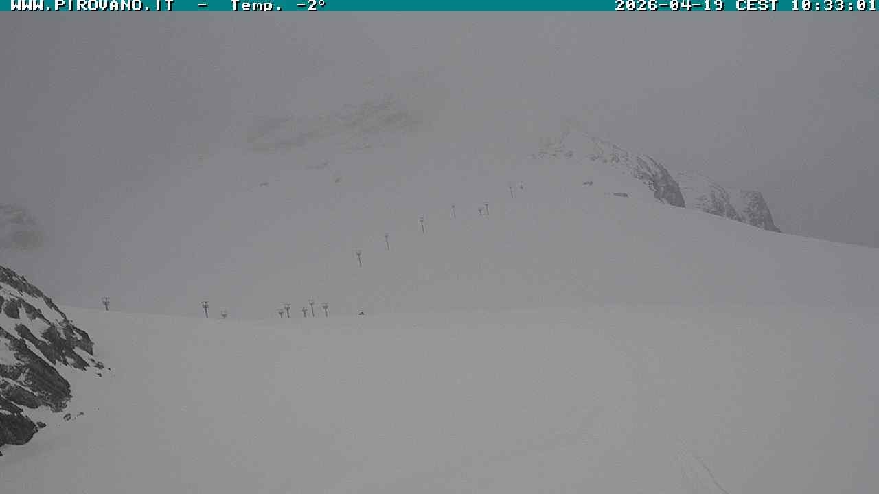 Archiv Foto Webcam Gletschersicht am Stilfser Joch