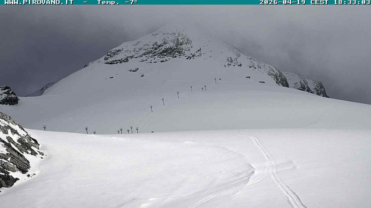 Archiv Foto Webcam Gletschersicht am Stilfser Joch