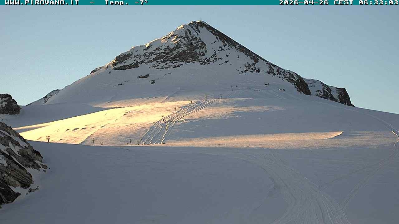 Archiv Foto Webcam Gletschersicht am Stilfser Joch