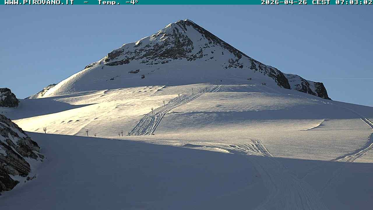 Archiv Foto Webcam Gletschersicht am Stilfser Joch