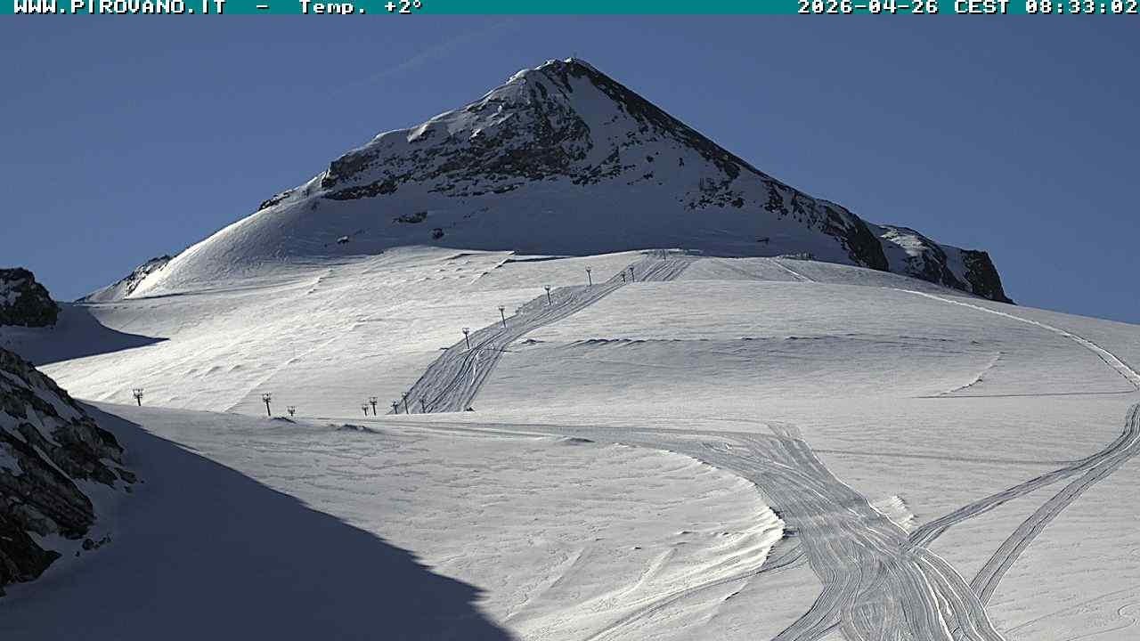 Archiv Foto Webcam Gletschersicht am Stilfser Joch