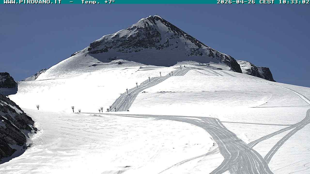 Archiv Foto Webcam Gletschersicht am Stilfser Joch