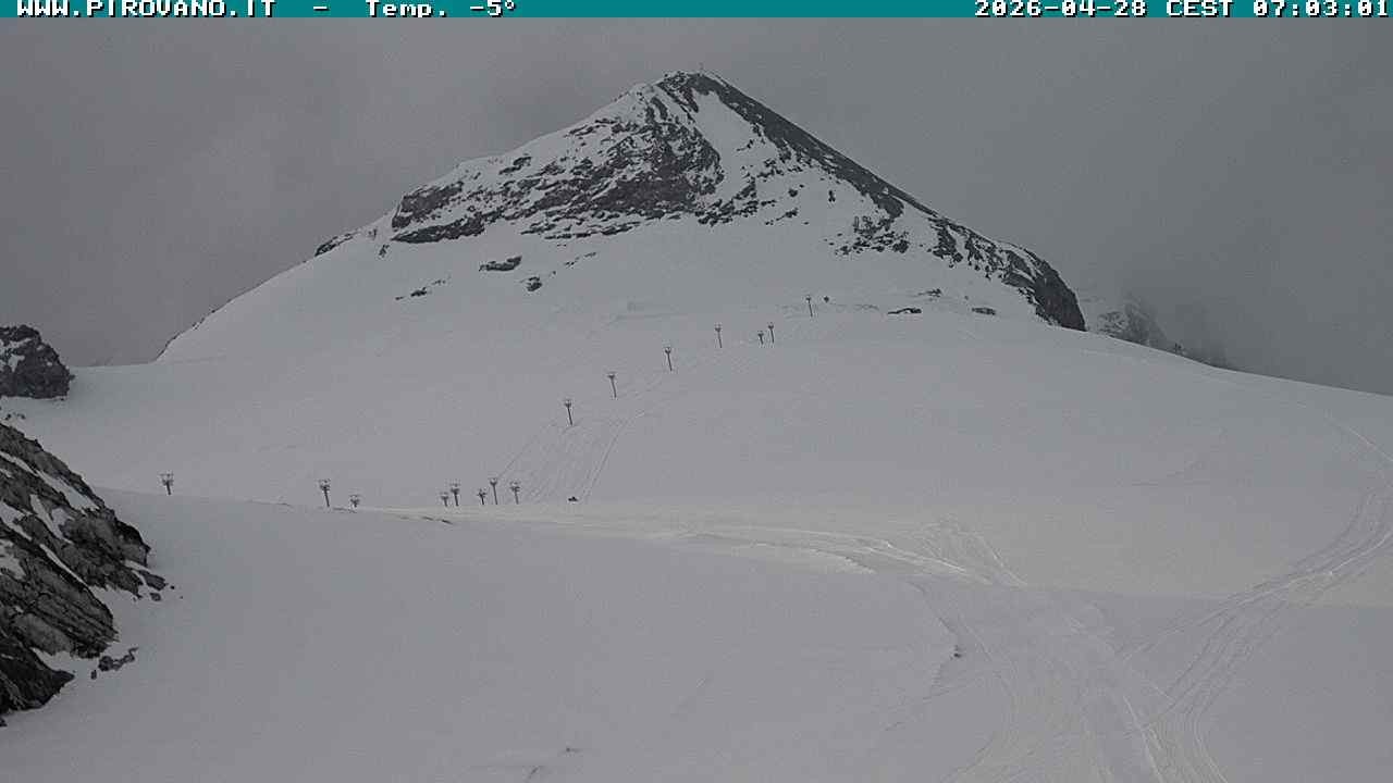 Archiv Foto Webcam Gletschersicht am Stilfser Joch