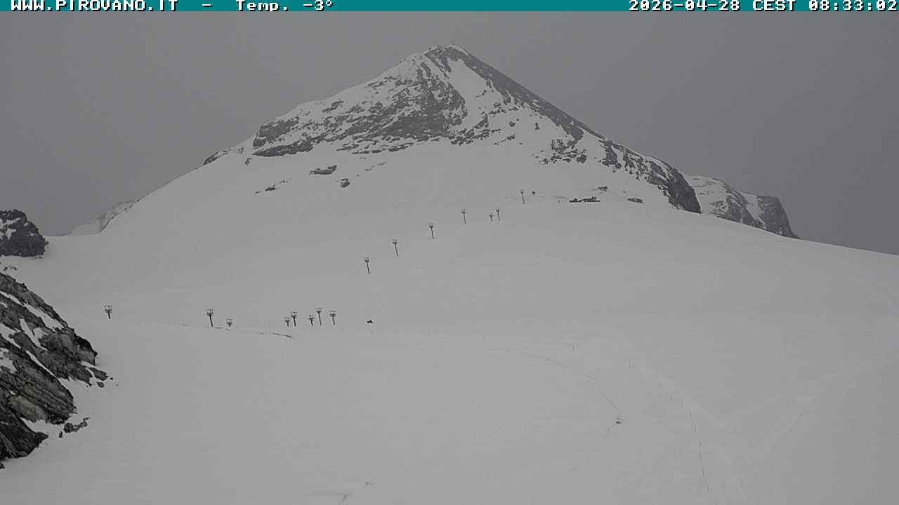 Archiv Foto Webcam Gletschersicht am Stilfser Joch