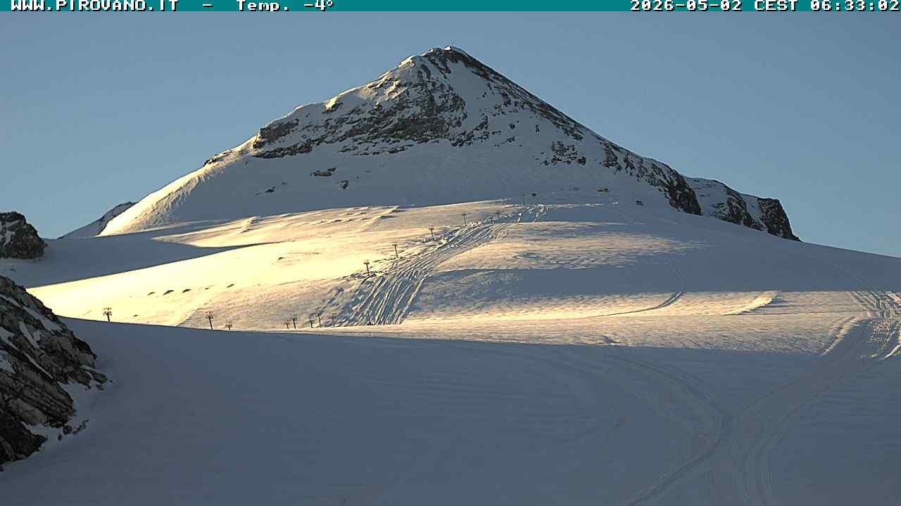Archiv Foto Webcam Gletschersicht am Stilfser Joch
