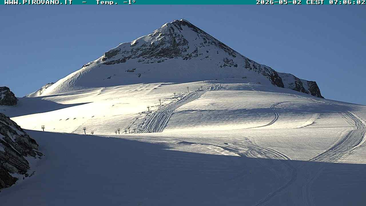 Archiv Foto Webcam Gletschersicht am Stilfser Joch