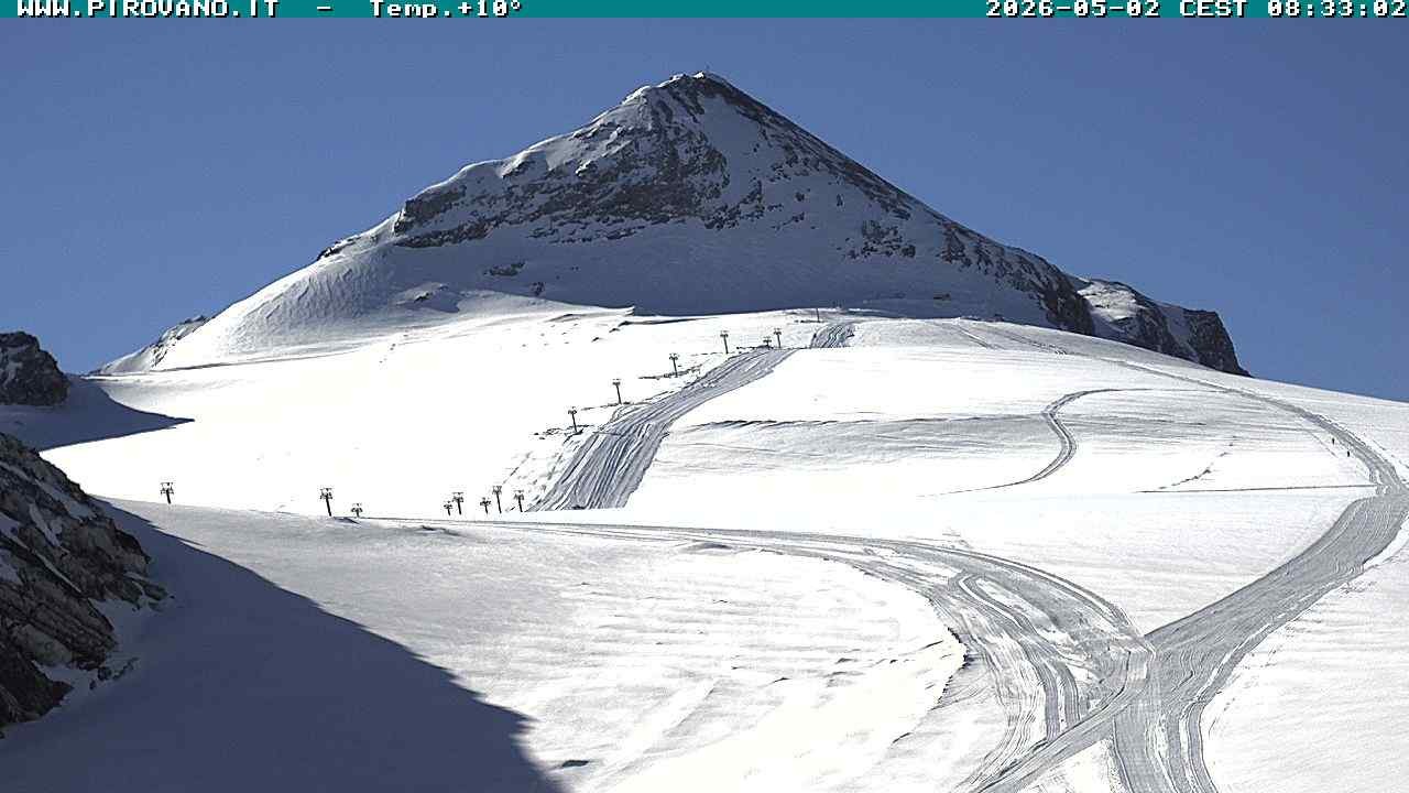 Archiv Foto Webcam Gletschersicht am Stilfser Joch