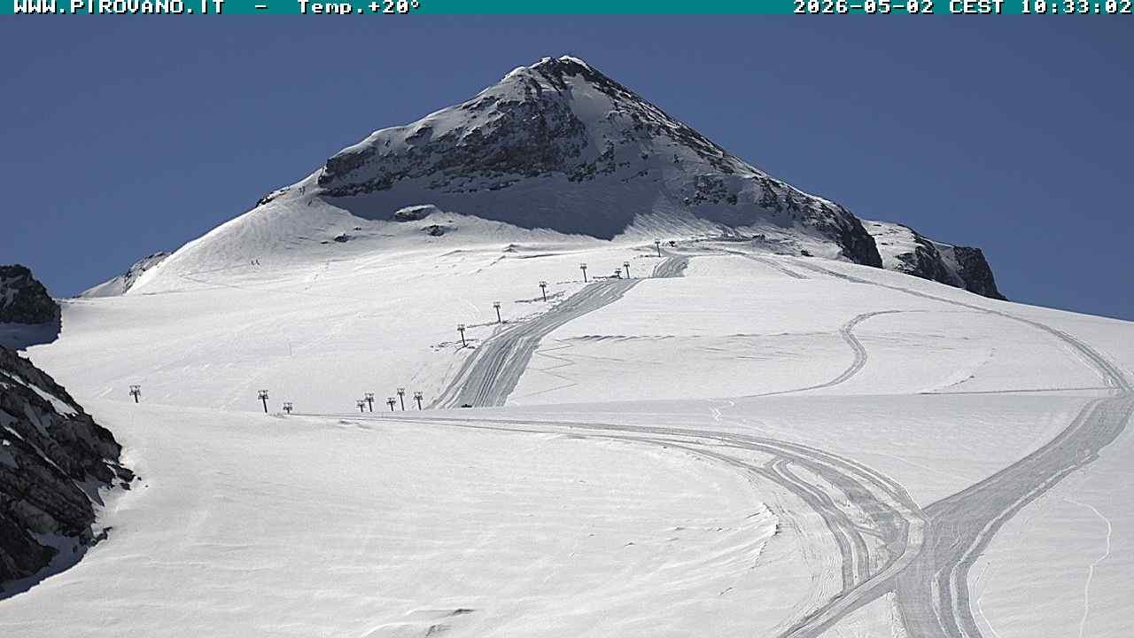 Archiv Foto Webcam Gletschersicht am Stilfser Joch