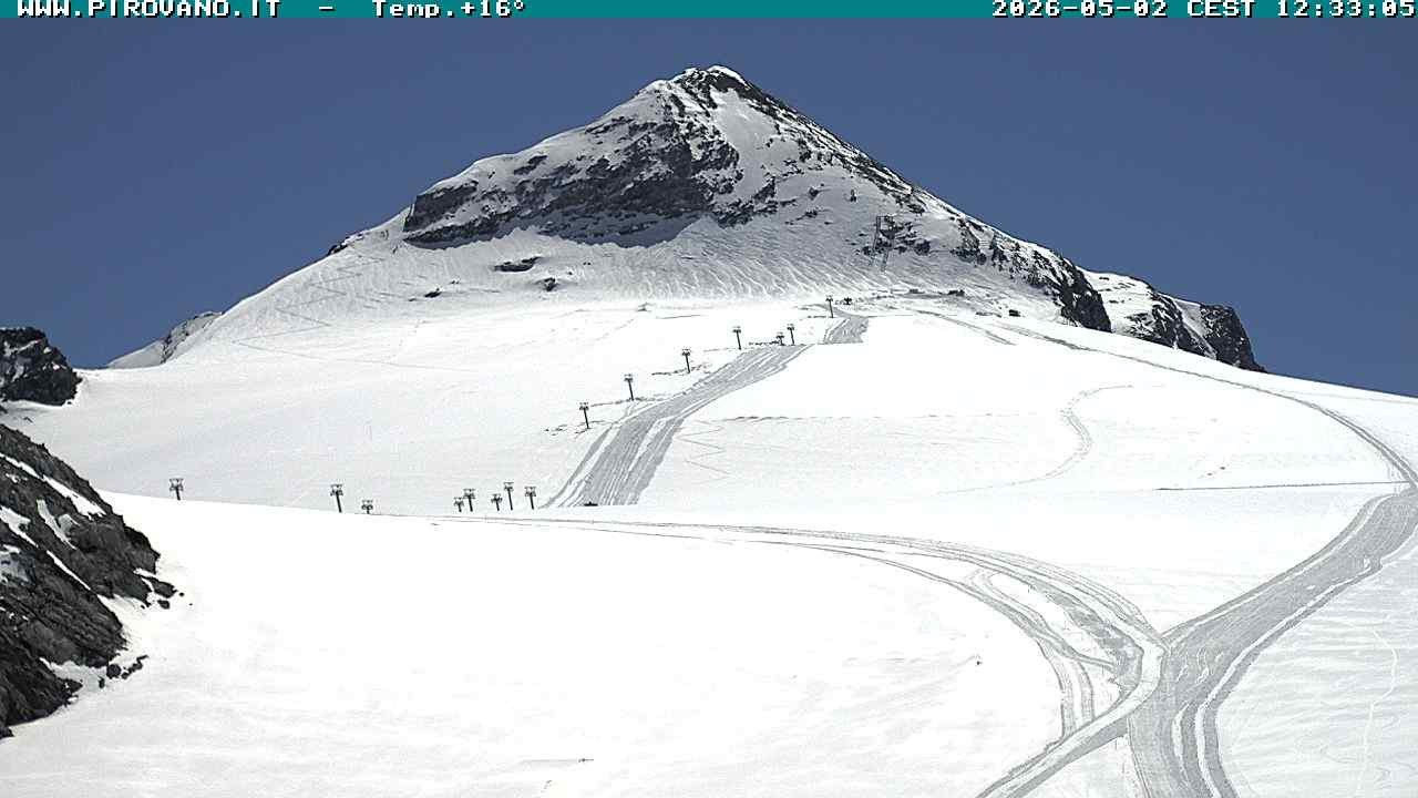 Archiv Foto Webcam Gletschersicht am Stilfser Joch