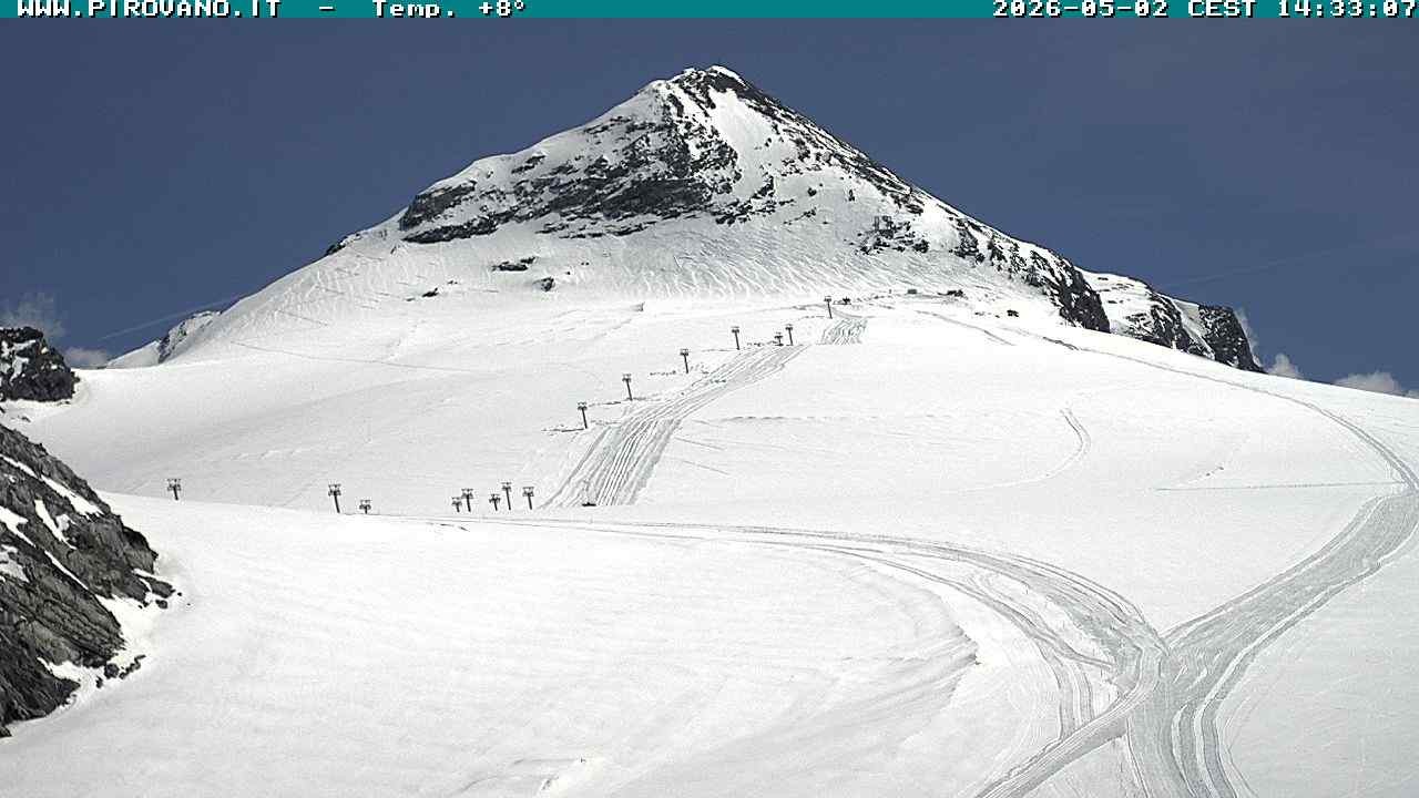 Archiv Foto Webcam Gletschersicht am Stilfser Joch