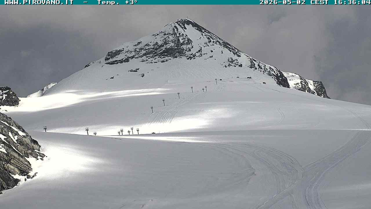 Archiv Foto Webcam Gletschersicht am Stilfser Joch