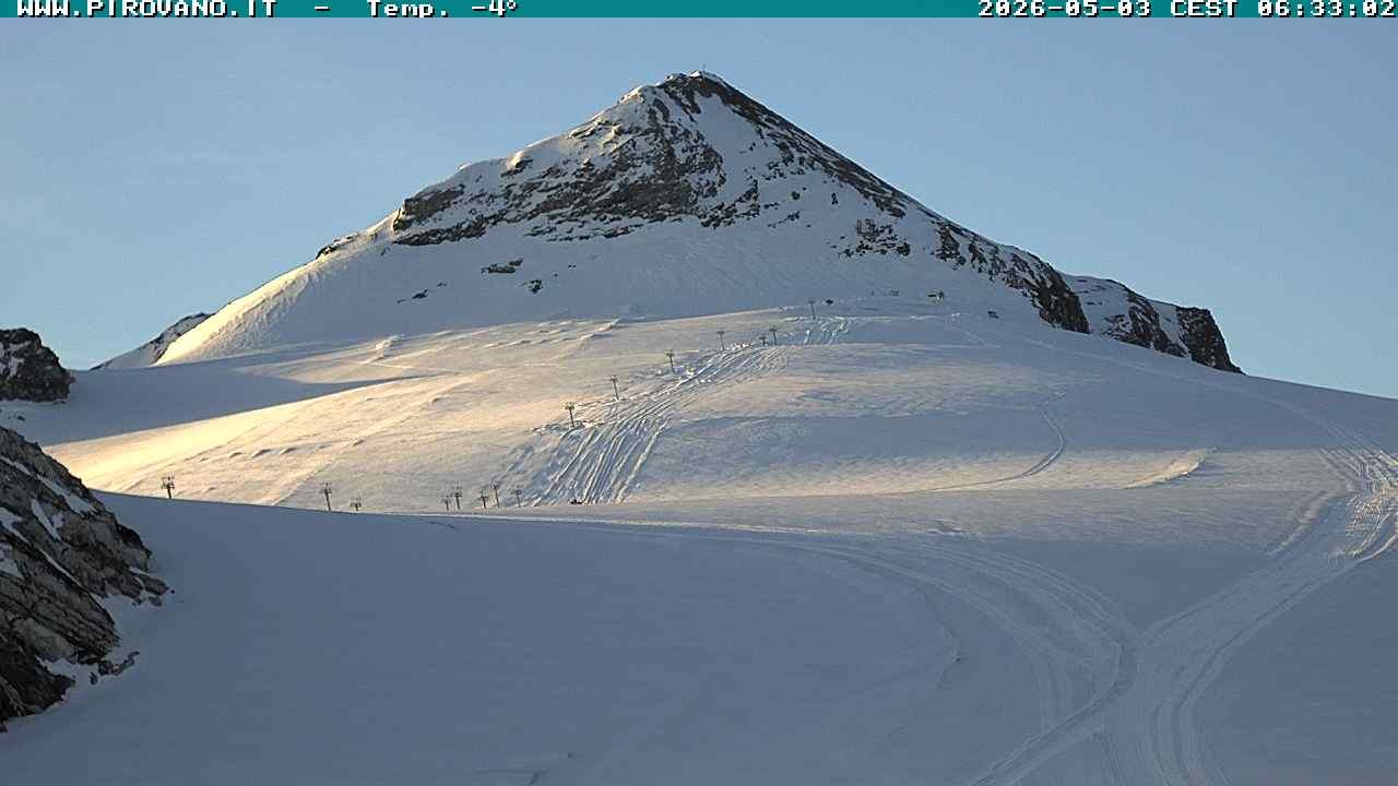 Archiv Foto Webcam Gletschersicht am Stilfser Joch