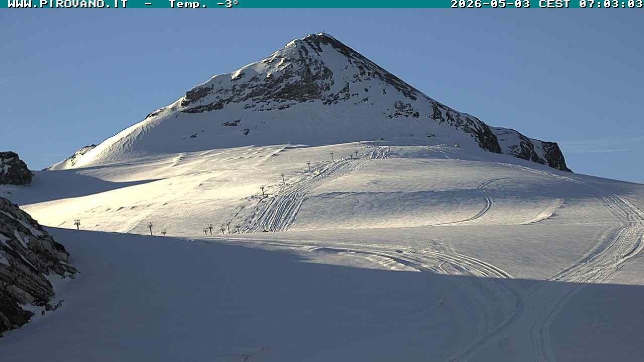 Archiv Foto Webcam Gletschersicht am Stilfser Joch