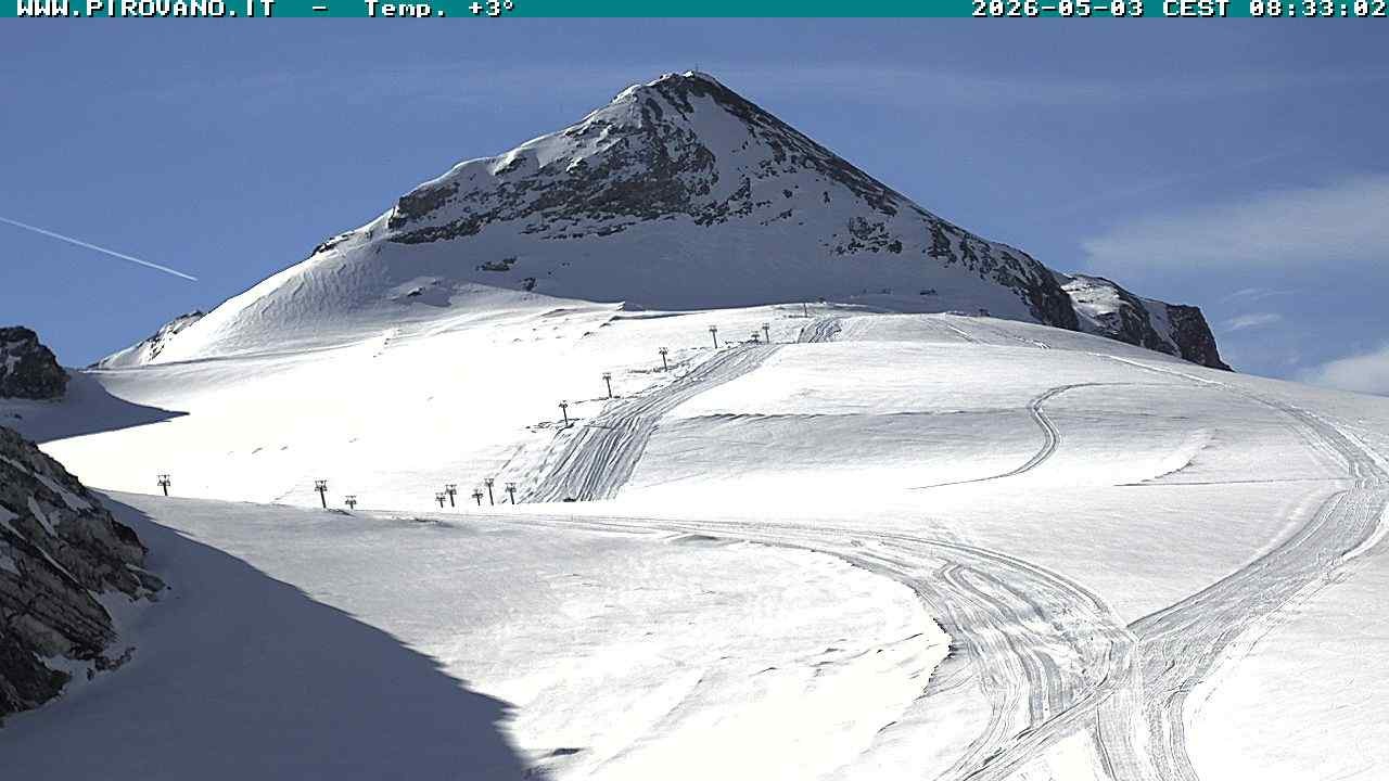Archiv Foto Webcam Gletschersicht am Stilfser Joch
