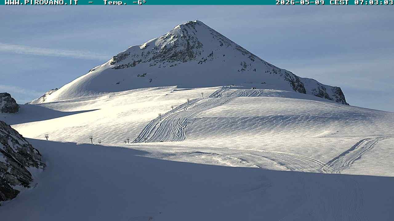 Archiv Foto Webcam Gletschersicht am Stilfser Joch