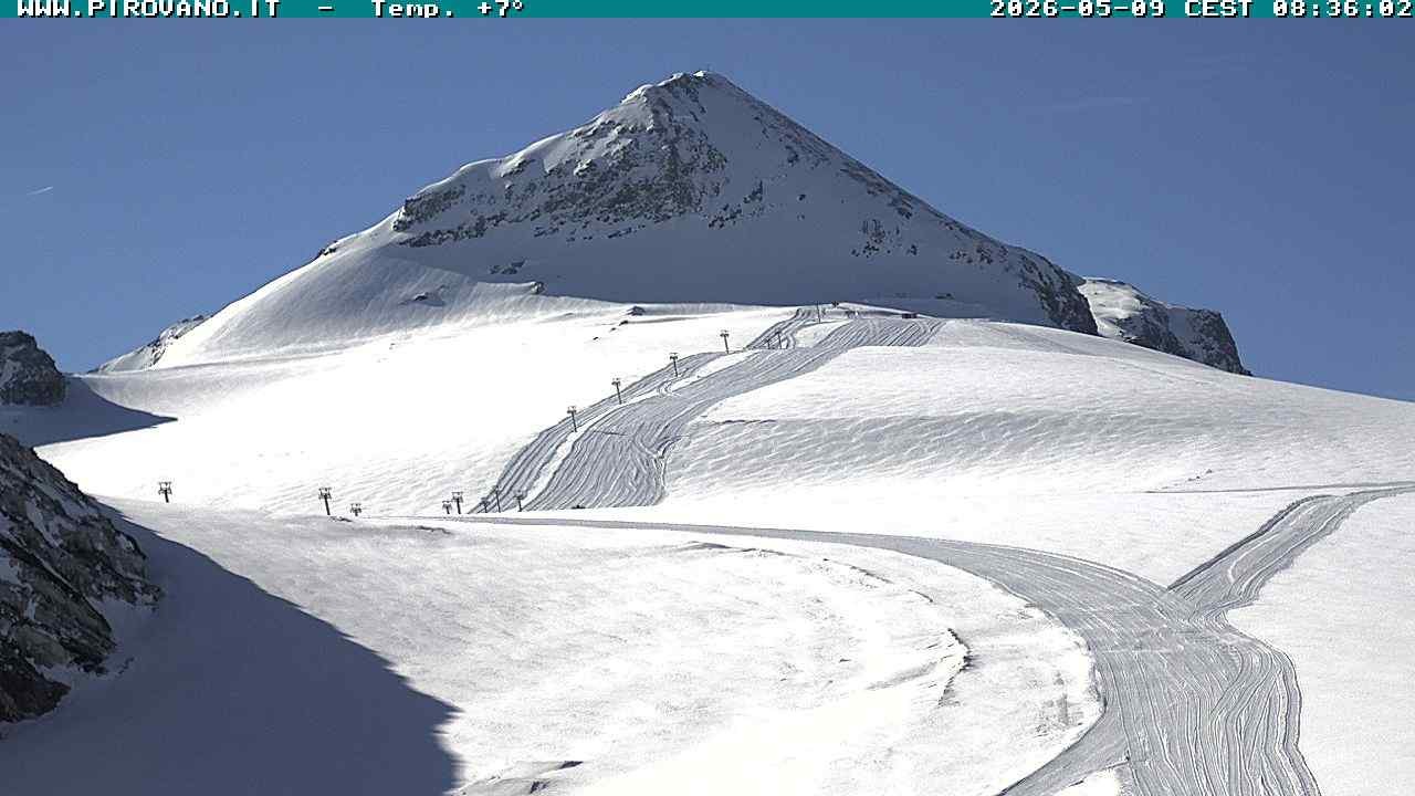 Archiv Foto Webcam Gletschersicht am Stilfser Joch