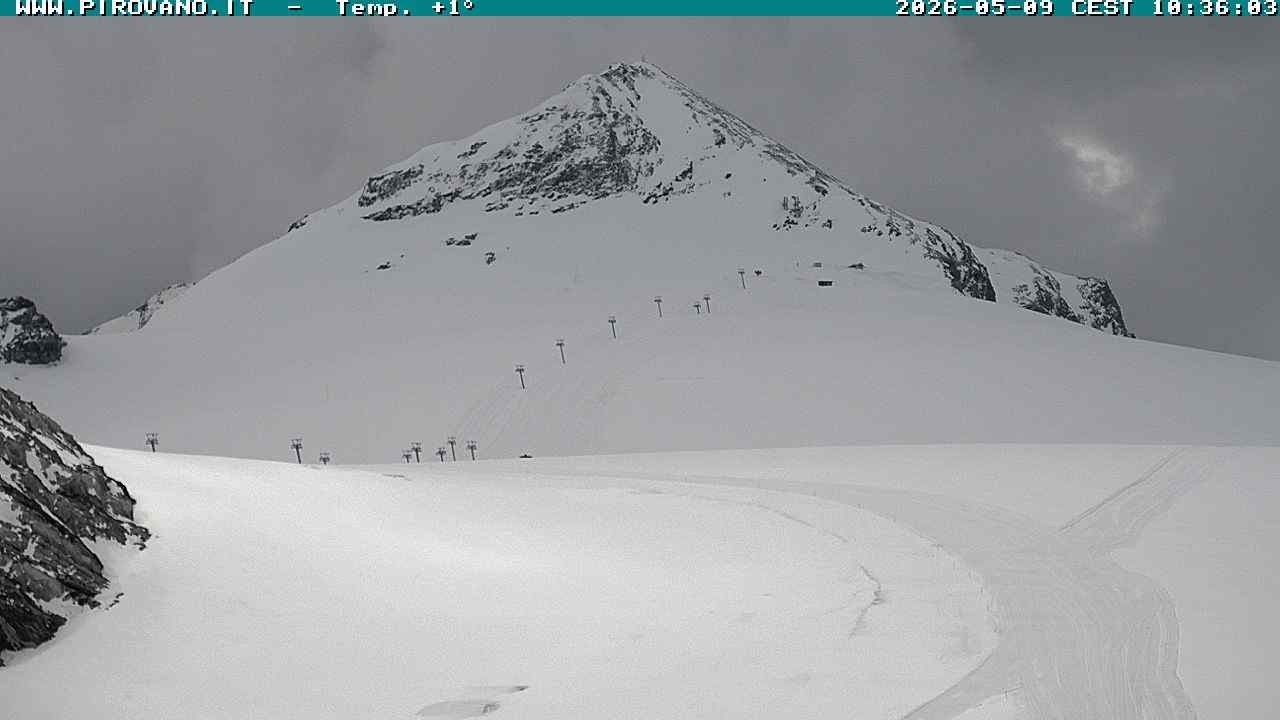 Archiv Foto Webcam Gletschersicht am Stilfser Joch