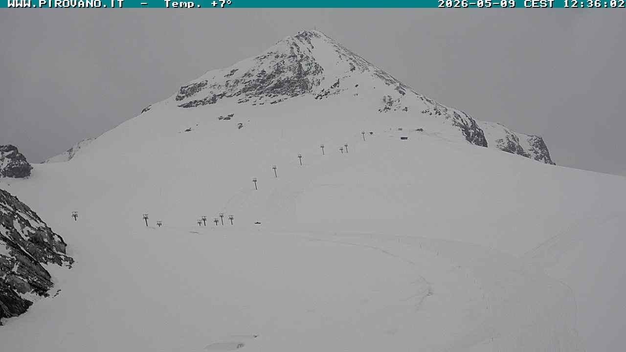 Archiv Foto Webcam Gletschersicht am Stilfser Joch