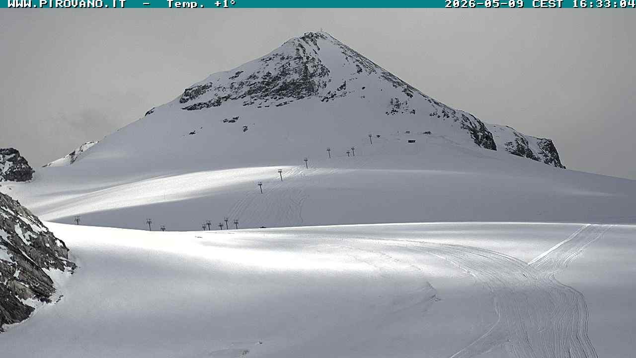Archiv Foto Webcam Gletschersicht am Stilfser Joch
