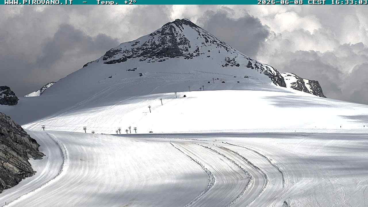 Archiv Foto Webcam Gletschersicht am Stilfser Joch