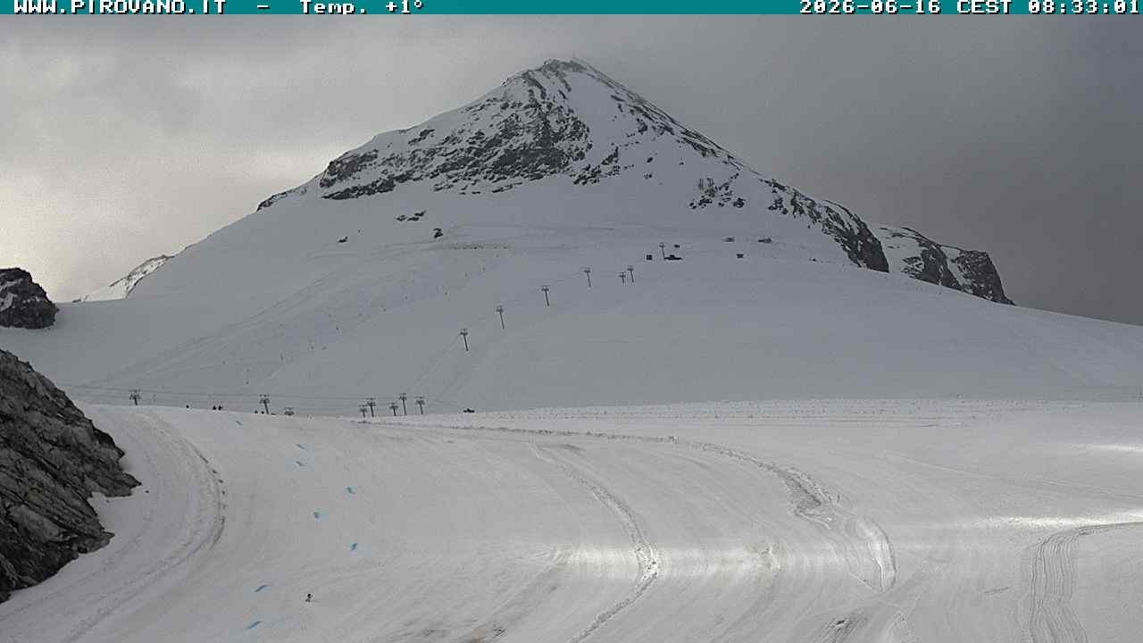 Archiv Foto Webcam Gletschersicht am Stilfser Joch