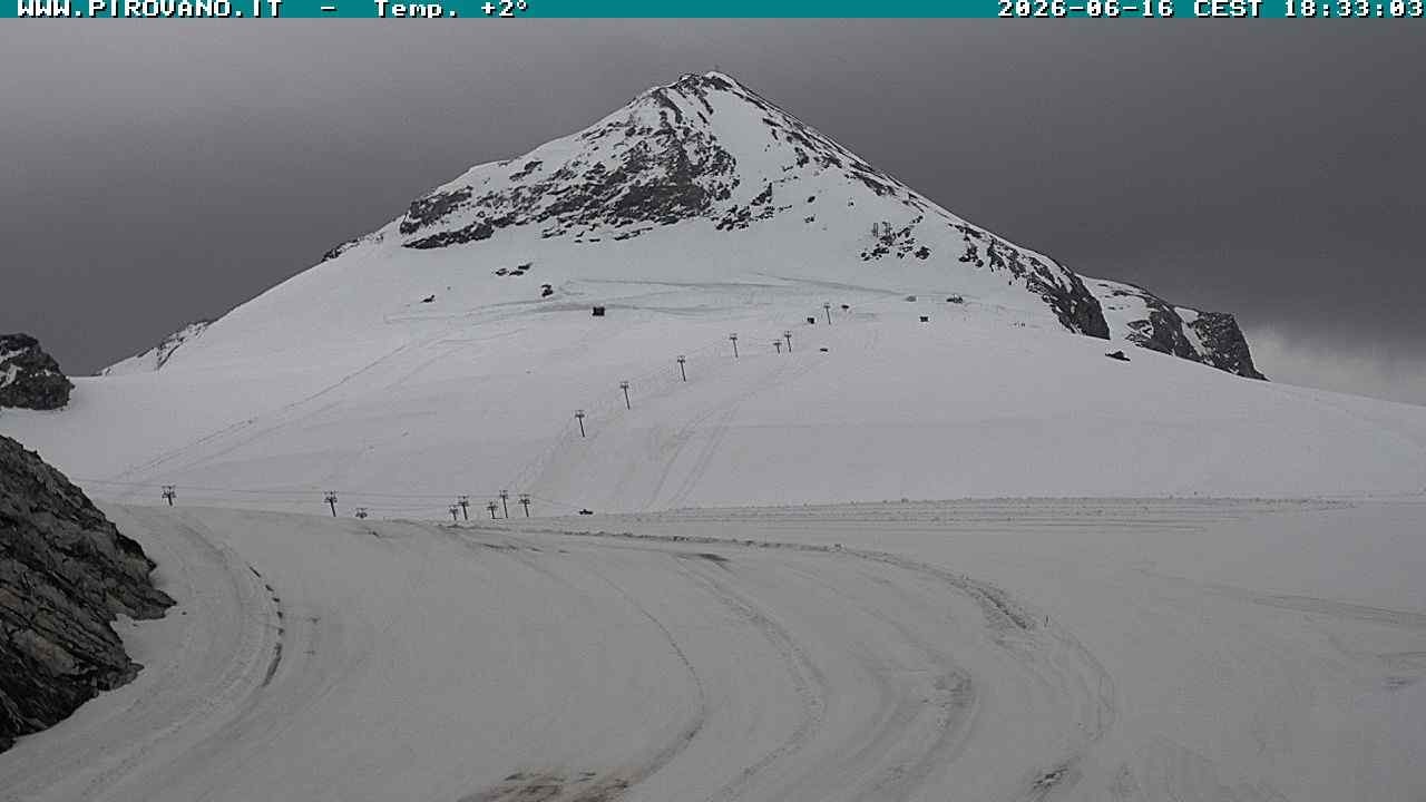 Archiv Foto Webcam Gletschersicht am Stilfser Joch