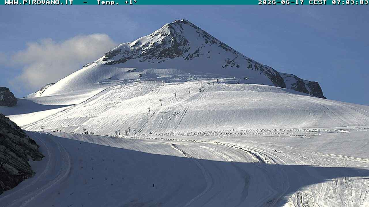 Archiv Foto Webcam Gletschersicht am Stilfser Joch