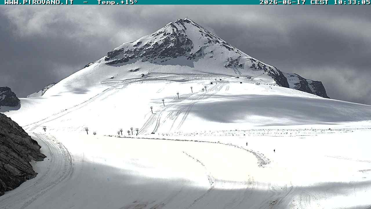 Archiv Foto Webcam Gletschersicht am Stilfser Joch