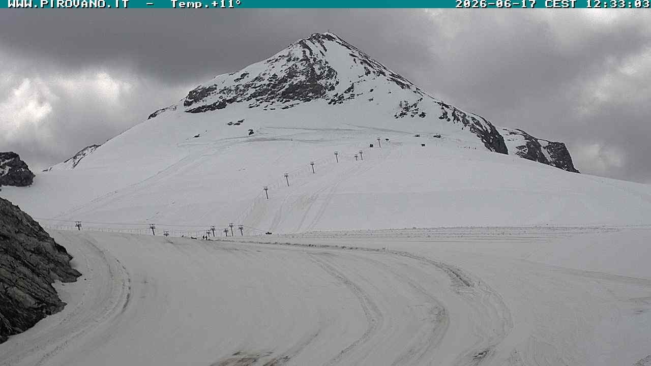 Archiv Foto Webcam Gletschersicht am Stilfser Joch