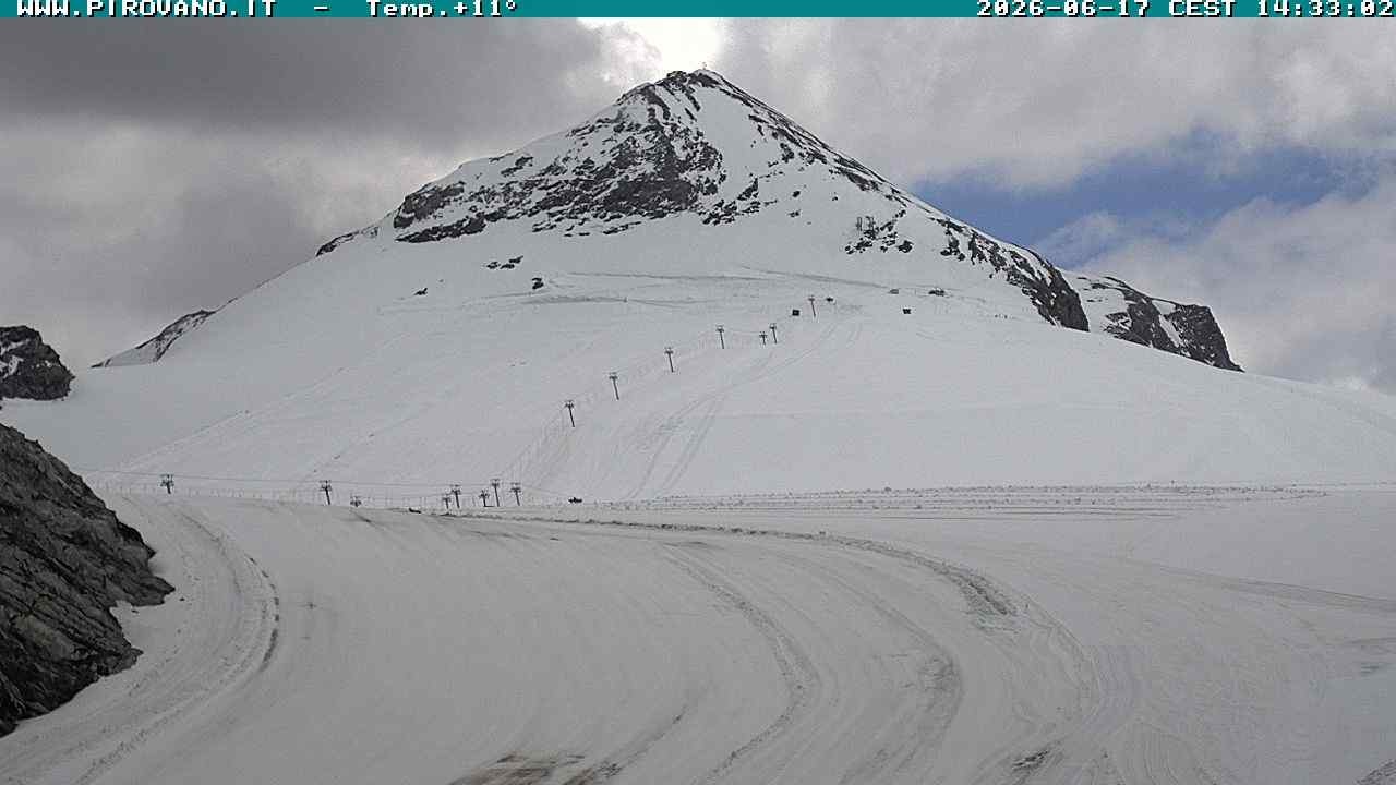 Archiv Foto Webcam Gletschersicht am Stilfser Joch