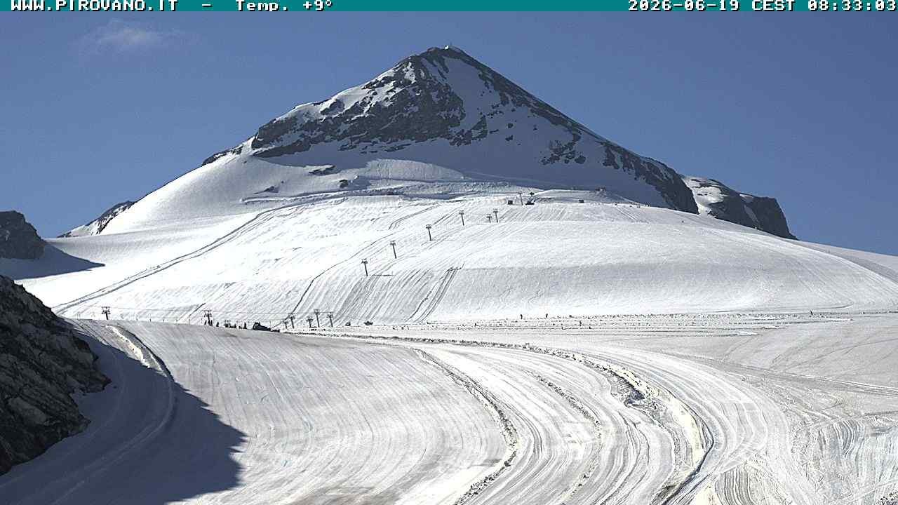 Archiv Foto Webcam Gletschersicht am Stilfser Joch
