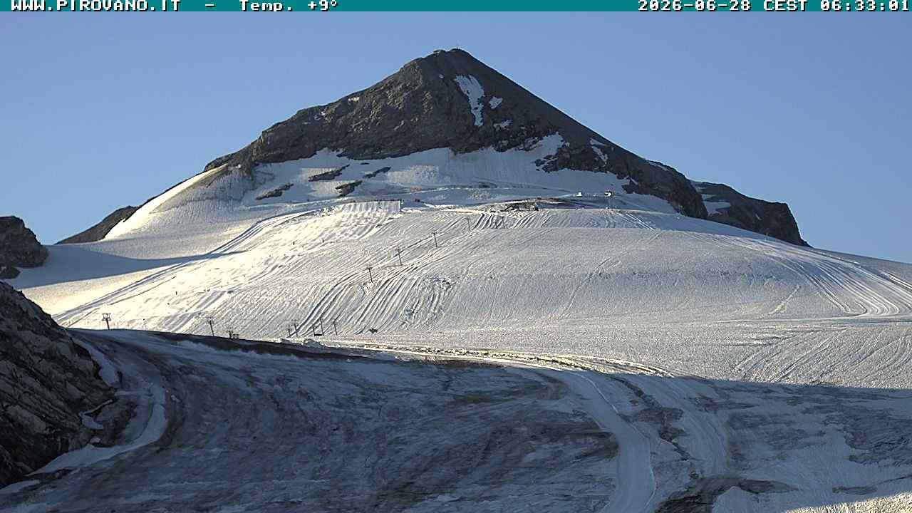 Archiv Foto Webcam Gletschersicht am Stilfser Joch