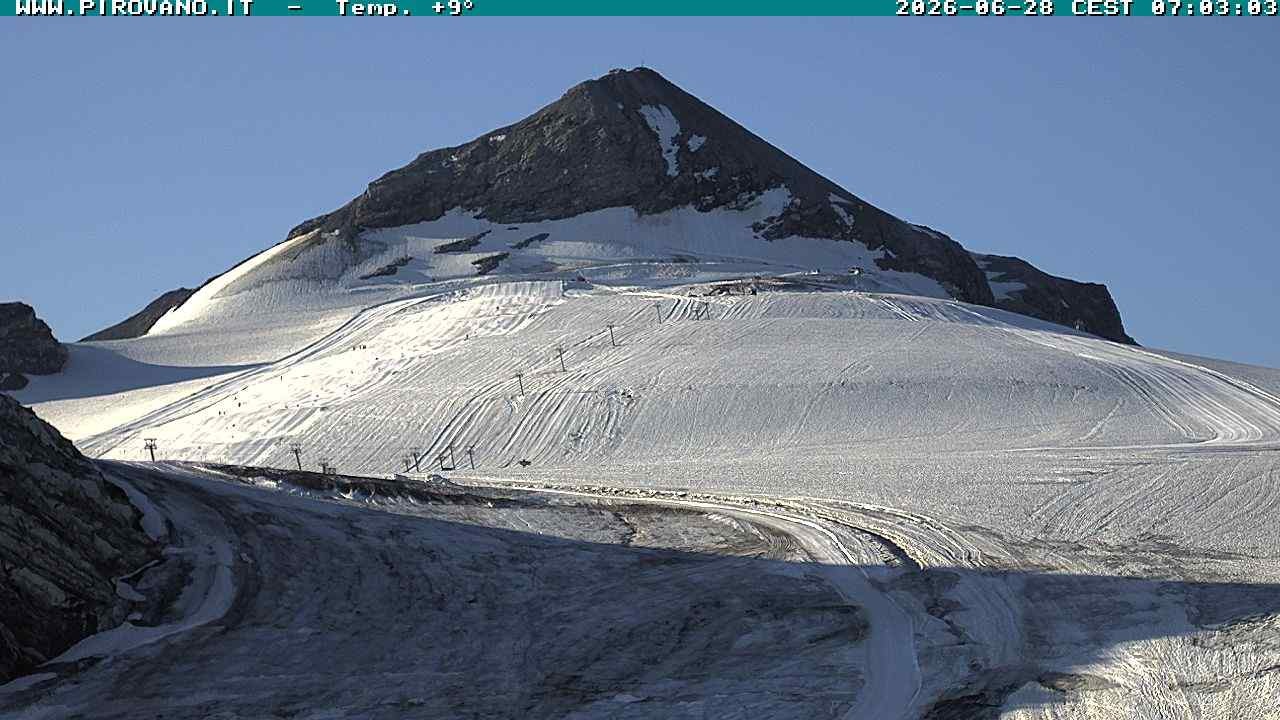 Archiv Foto Webcam Gletschersicht am Stilfser Joch