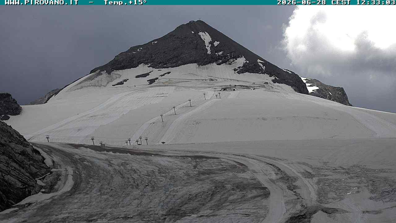 Archiv Foto Webcam Gletschersicht am Stilfser Joch