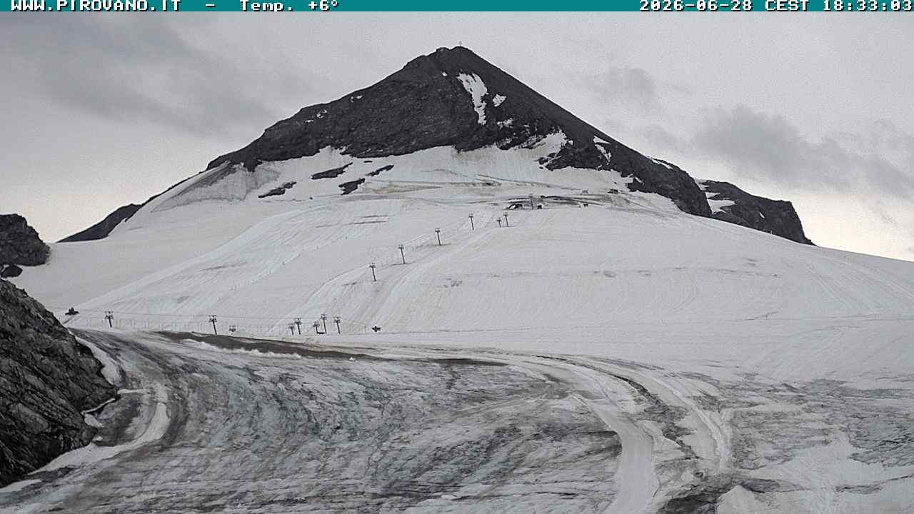 Archiv Foto Webcam Gletschersicht am Stilfser Joch