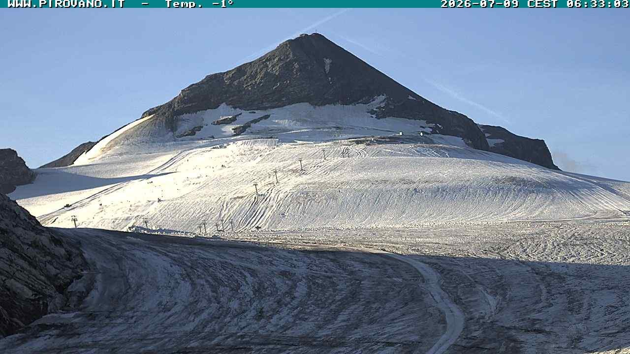 Archiv Foto Webcam Gletschersicht am Stilfser Joch