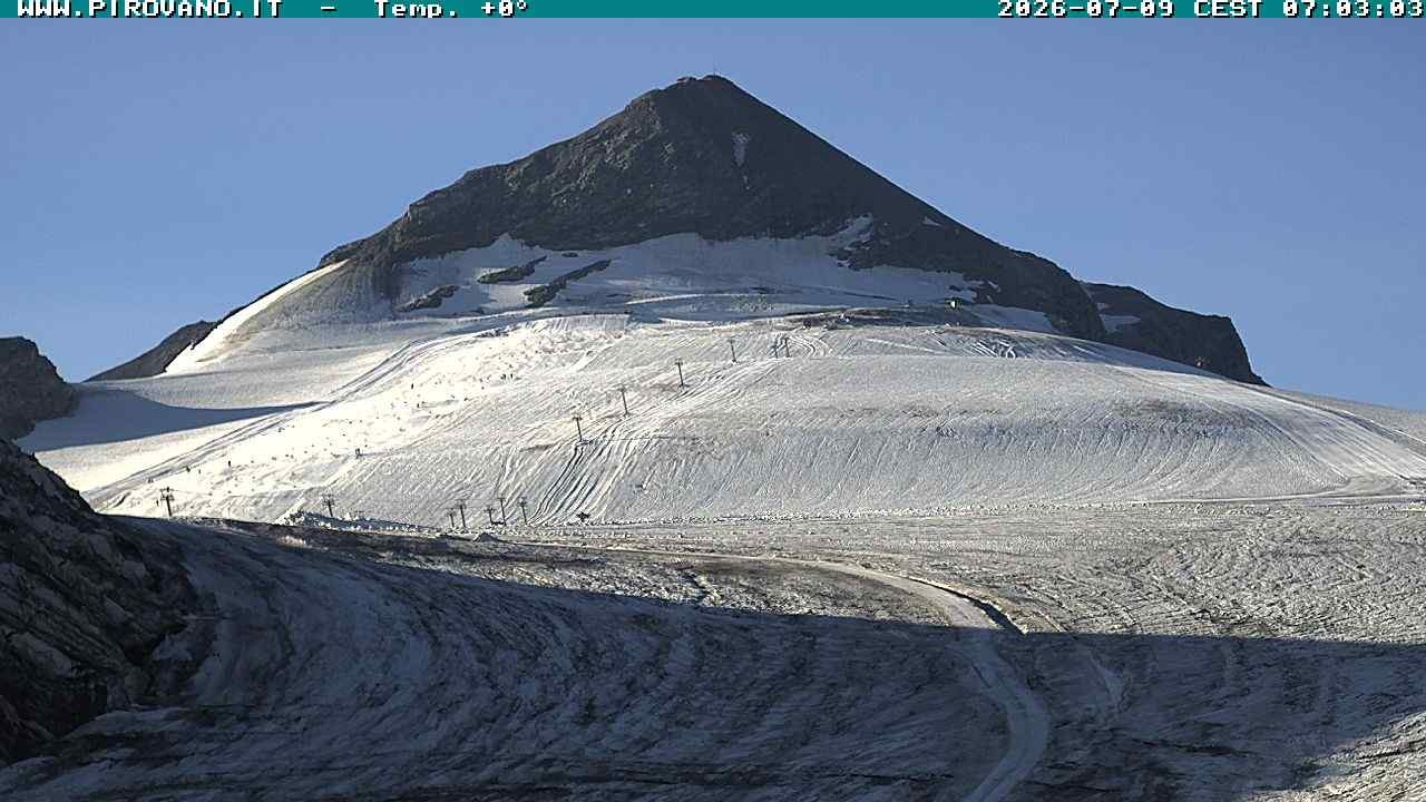Archiv Foto Webcam Gletschersicht am Stilfser Joch