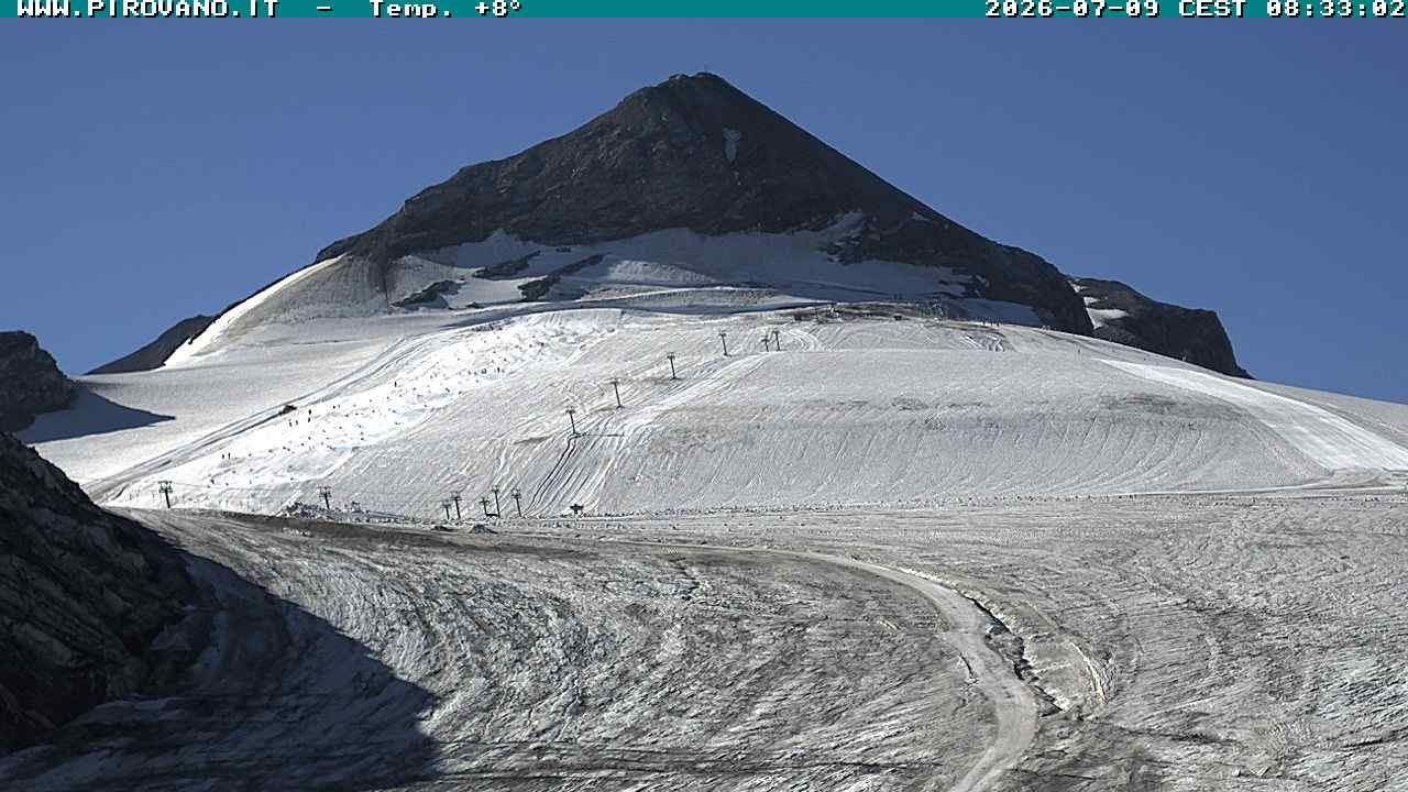 Archiv Foto Webcam Gletschersicht am Stilfser Joch