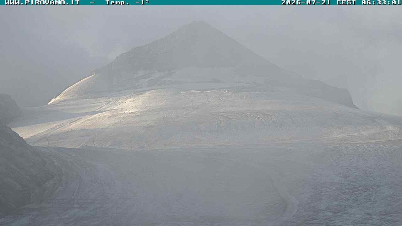 Archiv Foto Webcam Gletschersicht am Stilfser Joch