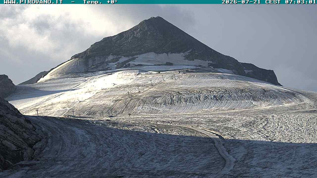 Archiv Foto Webcam Gletschersicht am Stilfser Joch