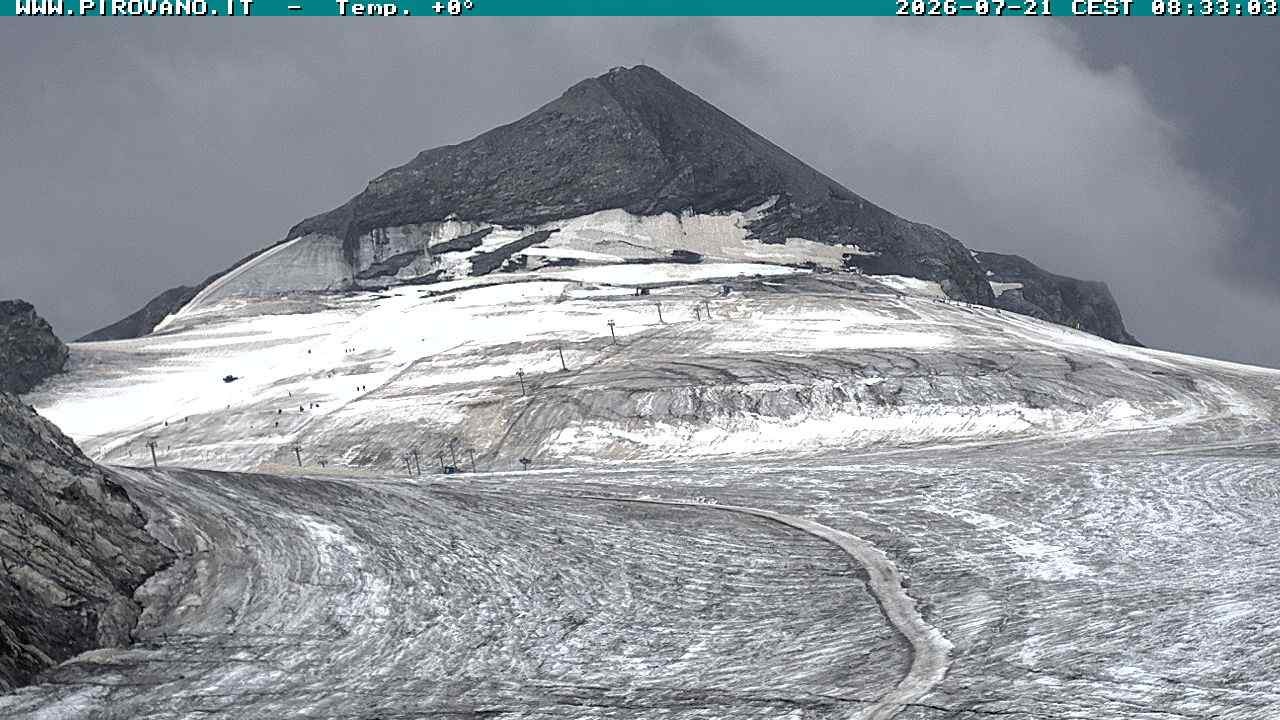 Archiv Foto Webcam Gletschersicht am Stilfser Joch